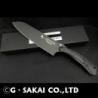 NYAIFE KITCHEN BLACK BLADE SANTOKU CATver 