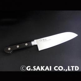 "KU"  SANTOKU (UTILITY) VG-1 STEEL  