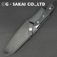 Leather sheath for G.SAKAI kitchen knives