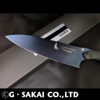 NYAIFE KITCHEN BLUE BLADE GYUTO SERVAL　CATver 