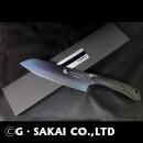 NYAIFE KITCHEN BLUE BLADE SANTOKU CATver 