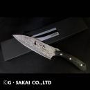 KU KU Damascus Gyuto SERVAL CAT ver