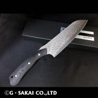 KU KU Damascus Santoku CAT ver