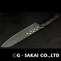 NYAIFE KITCHEN BLACK BLADE SANTOKU CATver 