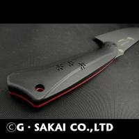 NYAIFE KITCHEN BLACK BLADE SANTOKU CATver 