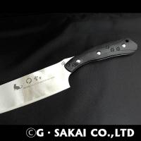 KU KU Damascus mirror finish Santoku CAT ver