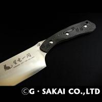 Shiden Issen ZDP-189 Carbon Santoku CAT ver