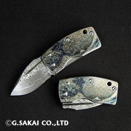 浮紋-UKIMON- Damascus Blue Wave