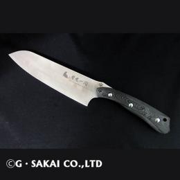 Shiden Issen Suer Blue Carbon Santoku CAT ver