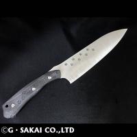 Shiden Issen SuperBlue Carbon Gyuto SERVAL CAT ver