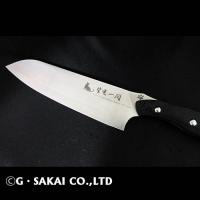 Shiden Issen Super Blue G-10 Santoku CAT ver