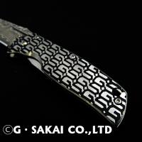  Gentleman knife Black GS pattern Damascus 