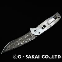 Gentleman knife Black GS pattern Damascus 